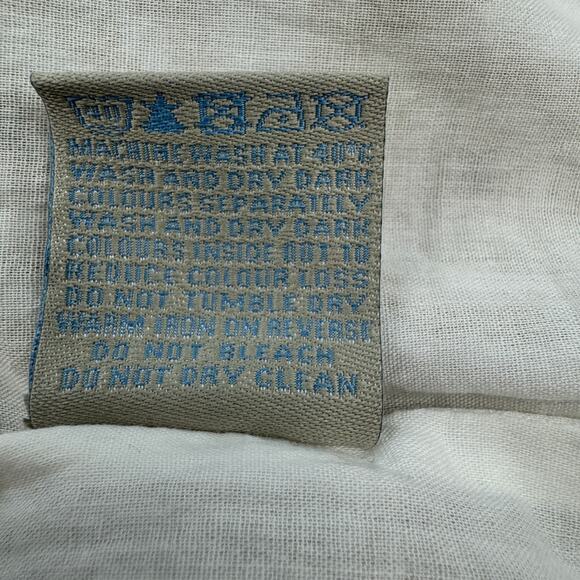 Boden Boho Embroidered 100% Cotton Pencil Skirt Women's Size 14L (Long) - Picture 5 of 6